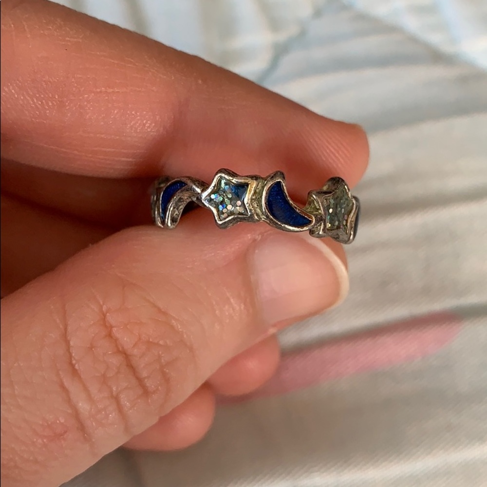 Moon and star ring by Claire’s